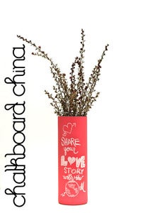 Image of Cylinder Vase - Honeysuckle Pink