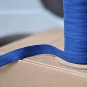 Image of Cotton Ribbon - Navy - spool of 50 yards