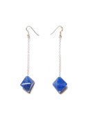 Image of "Prism" Floating Stone Earrings- Blue