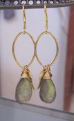 Image of Labradorite earrings 