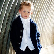Image of Little Linens Boys Jacket - Navy