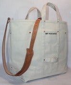 Image of SFV MERCANTILE HD Riveted Canvas Bag. Available w/ Optional Adjustable Leather Shoulder Strap