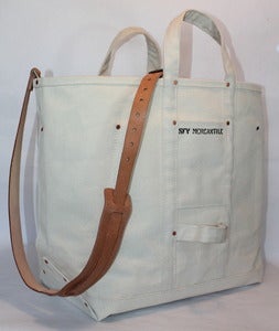 Image of SFV MERCANTILE HD Riveted Canvas Bag. Available w/ Optional Adjustable Leather Shoulder Strap