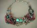 Image of Necklace, Crazy Turquoise Lace