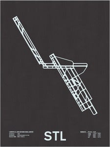 Image of STL: Lambert-St. Louis International Airport Screenprint
