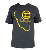 Image of State T-Shirt - Blue and Yellow