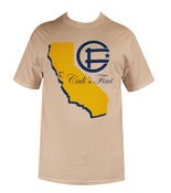 Image of State T-Shirt - White Yellow Blue