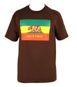 Image of Rasta Flag T-Shirt - Brown Rasta