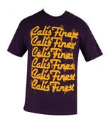 Image of Repeat T-Shirt - Purple and Yellow