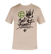 Image of Script T-Shirt - White Black Green