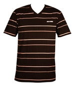 Image of Slim V Neck - Black and Grey