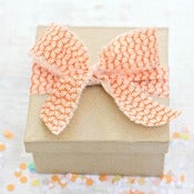 Image of Orange Fabric Ribbon 