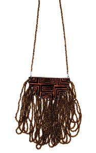 Image of Deep Maze Beaded Fringe Necklace