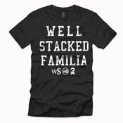 Image of WELLSTACKED FAMILIA T-SHIRT BLACK