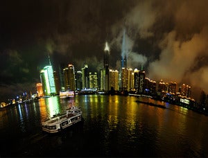 Shanghai (Across the river at night)
