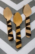 Image of "Zebra" Wooden Spoons