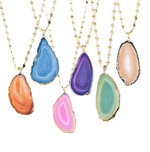 Image of Agate Geode Necklace *As seen in Lucky Magazine