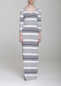 Image of Suzy Stripe Maxi Dress