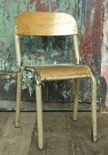 Image of chaise d'écolier beige