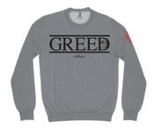 Image of GREED CREW NECK SWEATSHIRT HEATHER