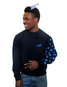 Image of Navy Polka sweat