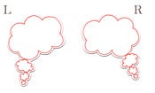 Image of Dry wipe thought bubble magnet