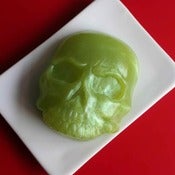 Image of Absinthe Green Skull Soap
