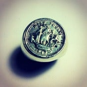 Image of Half Penny Sovereign Ring