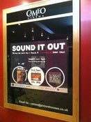 Image of SOUND IT OUT poster by Amy Blackwell (cinema quad size) glossy hi fi