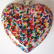 Image of Sweetheart Necklace - Candy Sprinkles