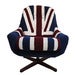 Image of Melanie Porter: Knitted swivel armchair - Edward