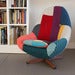 Image of Melanie Porter: Knitted covered swivel chair: Harry