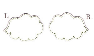 Image of Dry wipe speech bubble cloud