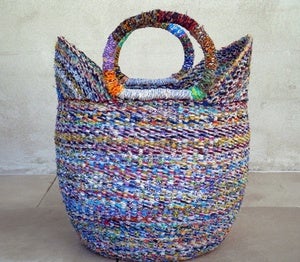 Image of Recycled Bolga Basket Large