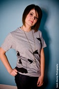 Image of "Uncaged" Grey tee- Unisex