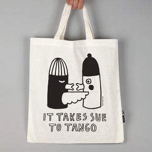 Image of 'TANGO' TOTE BAG BY SUE DOEKSEN