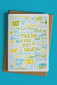 Thank you (very much) card