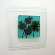 Image of Cornflower Bells Aqua Wall Picture 30cm or 50cm sq