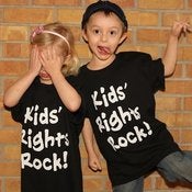 Image of Kids' Rights Rock! T-shirt - Youth