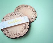 Image of Wood Doily Coasters!  
