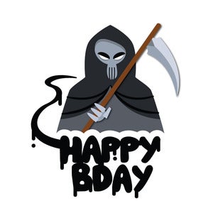 Image of Birthday: Death Card