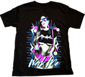 Image of T.I.T.S. x HYPER CRUSH "WERK ME" T-SHIRT BLACK