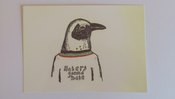 Image of haters gonna hate penguin card