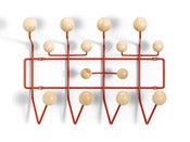 Image of Eames Hang it All - Special Edition: Spruce / Classic Red