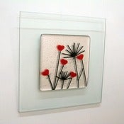 Image of Love Grows Clear Wall Picture 30cm or 50cm