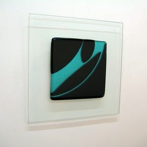Image of Maori Aqua Wall Picture 30cm or 50cm