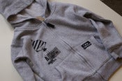 Image of Grey Marl Big Hat Hoodie 