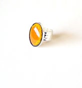Image of Orange Pop enamel ring