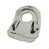 Image of Headphones ) Baby's Bib