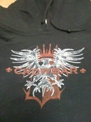 Image of Crowbar eagle/crown hooded sweatshirt